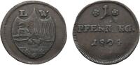 Löwenstein-Wertheim-Rochefort Cu Pfennig Gemeinschaftsprägungen mit Virneburg ab 1767 -