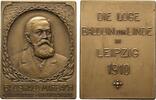 Leipzig, Stadt Bronzeplakette -