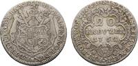 Würzburg, Bistum 20 Kreuzer Adam Friedrich von Seinsheim 1755-1779 -