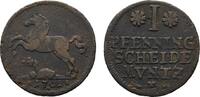 Braunschweig-Lüneburg-Celle Cu Pfennig Georg Wilhelm 1665-1705 -