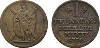 Braunschweig-Calenberg-Hannover Ausbeute Cu Pfennig Georg II. 1727-1760 -