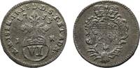 Sachsen-Weimar-Eisenach 6 Pfennig Friedrich III. von Gotha-Altenburg, als Vormund 1749-1755 -
