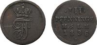 Mecklenburg-Schwerin 3 Pfennig Friedrich Franz I. 1785-1837 -