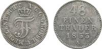 Mecklenburg-Schwerin 1/48 Taler Friedrich Franz II. 1842-1883 -