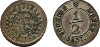 Württemberg 1/2 Kreuzer Wilhelm I. 1816-1864 -