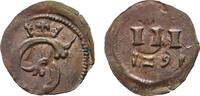 Göttingen, Stadt Kipper Cu 3 Pfennig -
