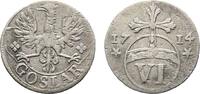 Goslar, Stadt 6 Pfennig 1714 Kl. Schrötlingsfehler, sehr schön 20,00 EUR  plus 5,00 EUR verzending