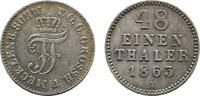 Mecklenburg-Schwerin 1/48 Taler Friedrich Franz II. 1842-1883 -