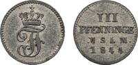 Mecklenburg-Schwerin 3 Pfennig Friedrich Franz II. 1842-1883 -