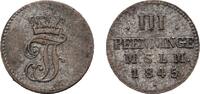 Mecklenburg-Schwerin 3 Pfennig Friedrich Franz II. 1842-1883 -