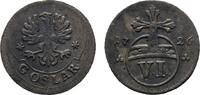 Goslar, Stadt 6 Pfennig 1726 Sehr schön 20,00 EUR  plus 5,00 EUR verzending