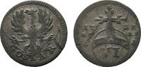 Goslar, Stadt 6 Pfennig 1738 HCRF Schrötlingsfehler am Rand, sehr schön 20,00 EUR  plus 5,00 EUR verzending