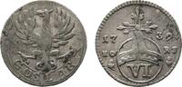 Goslar, Stadt 6 Pfennig 1739 HCRF Sehr schön 25,00 EUR  plus 5,00 EUR verzending