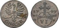 Goslar, Stadt 6 Pfennig 1747 HCRF Sehr schön 20,00 EUR  plus 5,00 EUR verzending