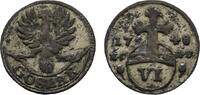 Goslar, Stadt 6 Pfennig 1748 HCRF Sehr schön 20,00 EUR  plus 5,00 EUR verzending