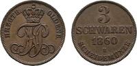 Oldenburg Cu 3 Schwaren Nicolaus Friedrich Peter 1853-1900 -