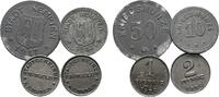 Kempten 1, 2, 10, 50 Pfennig -