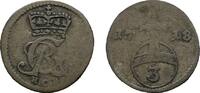 Braunschweig-Calenberg-Hannover 3 Pfennig Georg I. 1714-1727 -