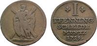 Braunschweig-Calenberg-Hannover Ausbeute Cu Pfennig Georg II. 1727-1760 -