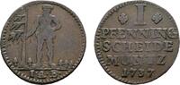 Braunschweig-Calenberg-Hannover Cu Pfennig Georg II. 1727-1760 -