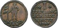 Braunschweig-Calenberg-Hannover Cu Pfennig Georg II. 1727-1760 -