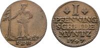Braunschweig-Calenberg-Hannover Cu Pfennig Georg II. 1727-1760 -