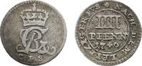 Braunschweig-Calenberg-Hannover 4 Pfennig Georg II. 1727-1760 -