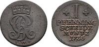 Braunschweig-Calenberg-Hannover Cu Pfennig Georg II. 1727-1760 -