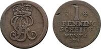 Braunschweig-Calenberg-Hannover Cu Pfennig Georg II. 1727-1760 -