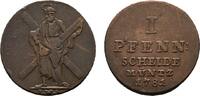 Braunschweig-Calenberg-Hannover Ausbeute Cu Pfennig Georg III. 1760-1820 -