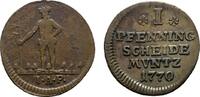 Braunschweig-Calenberg-Hannover Cu Pfennig Georg III. 1760-1820 -