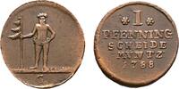 Braunschweig-Calenberg-Hannover Cu Pfennig Georg III. 1760-1820 -