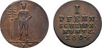 Braunschweig-Calenberg-Hannover Cu Pfennig Georg III. 1760-1820 -