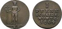 Braunschweig-Calenberg-Hannover Cu Pfennig Georg III. 1760-1820 -