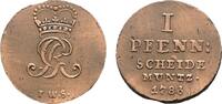 Braunschweig-Calenberg-Hannover Cu Pfennig Georg III. 1760-1820 -