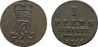 Braunschweig-Calenberg-Hannover Cu Pfennig Georg III. 1760-1820 -