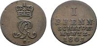 Braunschweig-Calenberg-Hannover Cu Pfennig Georg III. 1760-1820 -