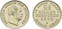 Brandenburg-Preußen 2 1/2 Silbergroschen Wilhelm I. 1861-1888 -