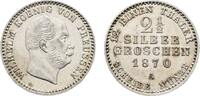 Brandenburg-Preußen 2 1/2 Silbergroschen Wilhelm I. 1861-1888 -