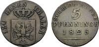 Brandenburg-Preußen Cu 3 Pfennig Friedrich Wilhelm III. 1797-1840 -