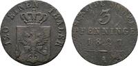 Brandenburg-Preußen Cu 3 Pfennig Friedrich Wilhelm III. 1797-1840 -