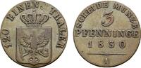 Brandenburg-Preußen Cu 3 Pfennig Friedrich Wilhelm III. 1797-1840 -