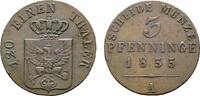 Brandenburg-Preußen Cu 3 Pfennig Friedrich Wilhelm III. 1797-1840 -
