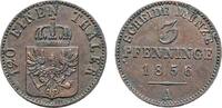 Brandenburg-Preußen Cu 3 Pfennig Friedrich Wilhelm IV. 1840-1861 -