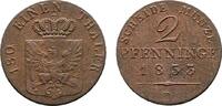 Brandenburg-Preußen Cu 2 Pfennig Friedrich Wilhelm III. 1797-1840 -