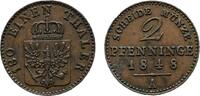 Brandenburg-Preußen Cu 2 Pfennig Friedrich Wilhelm IV. 1840-1861 -