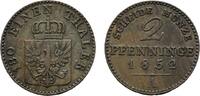 Brandenburg-Preußen Cu 2 Pfennig Friedrich Wilhelm IV. 1840-1861 -