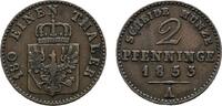 Brandenburg-Preußen Cu 2 Pfennig Friedrich Wilhelm IV. 1840-1861 -