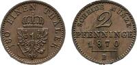 Brandenburg-Preußen Cu 2 Pfennig Wilhelm I. 1861-1888 -