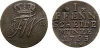 Brandenburg-Preußen Cu Pfennig Friedrich Wilhelm II. 1786-1797 -